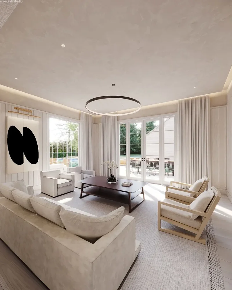 Modern Masterpiece in the Heart of Sagaponack with Farm Views