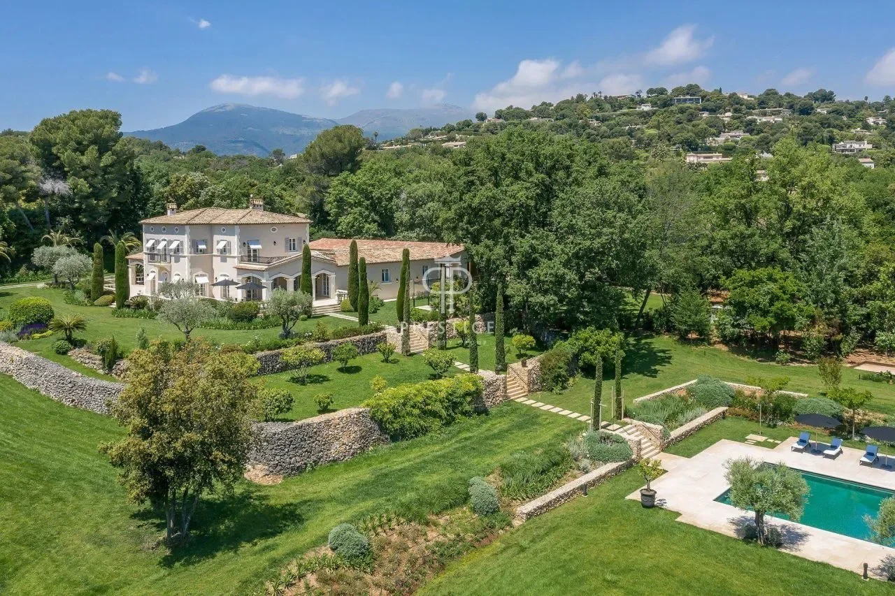 Wow factor 8 bedroom House for sale with countryside and sea views in La Colle Sur Loup, Provence Al