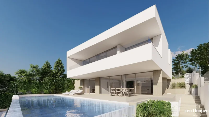 Luxury Contemporary Villa with Panoramic Ocean Views in Porto de Mós, Lagos
