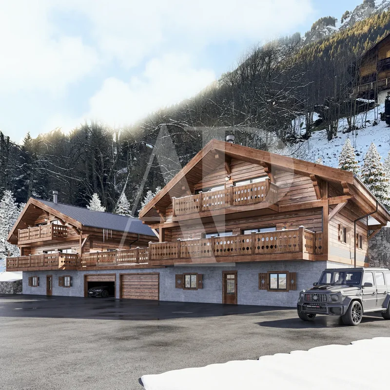 Exclusivity - Two superb new chalets on plan for sale