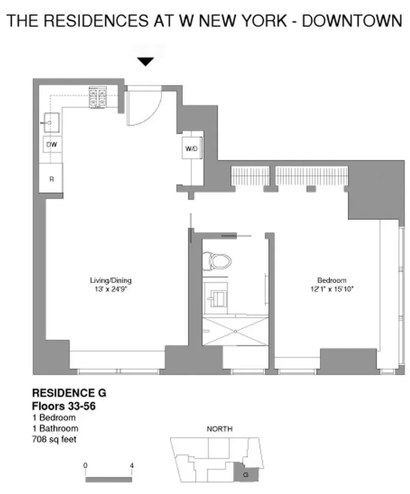 W Downtown Hotel & Residences, 123 WASHINGTON ST, New York, New York, United States. - Photo 2