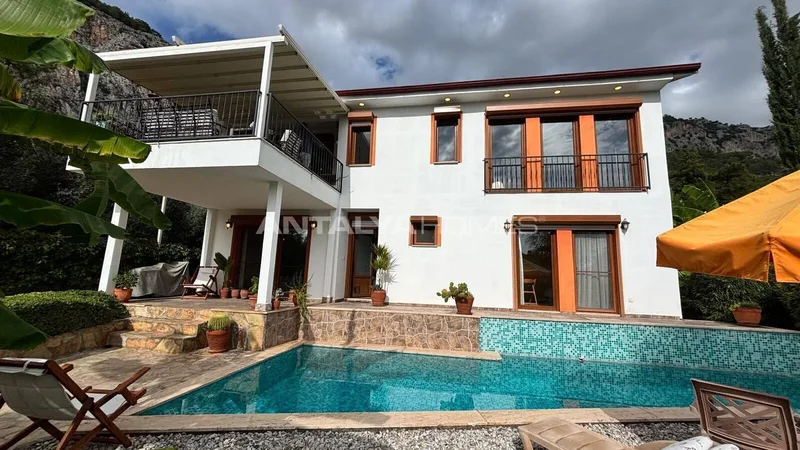 Stylish Forest-View House with Private Pool in Muğla Göcek