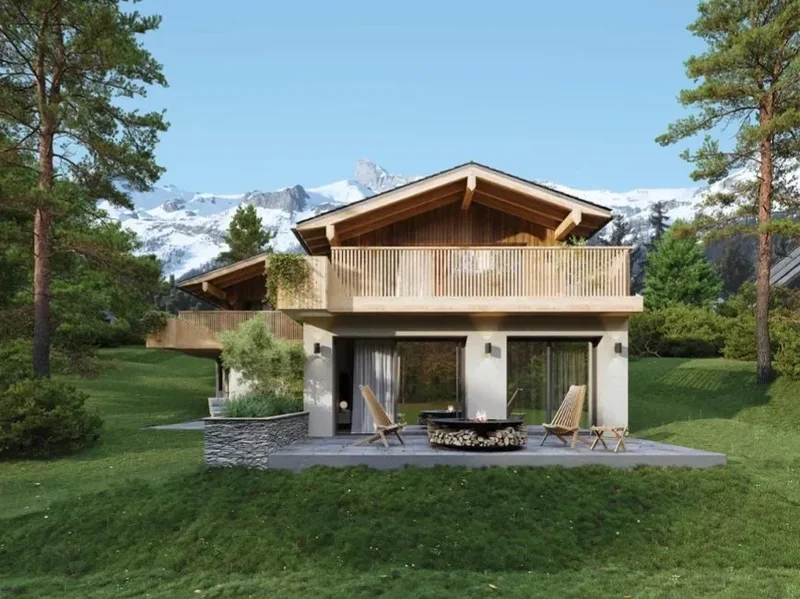 Luxury 3.5-room chalet in Crans-Montana