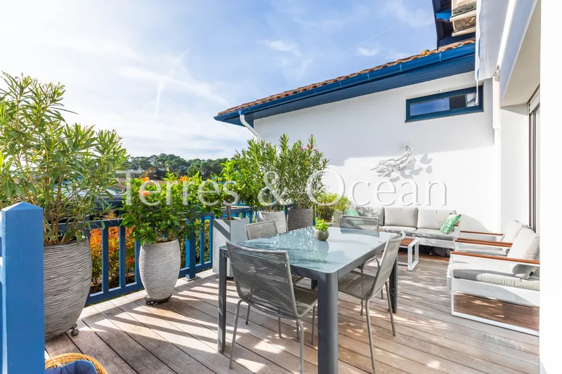 HOSSEGOR 3-ROOM APARTMENT FACING FULL SOUTH WITH TERRACE AND GARDEN