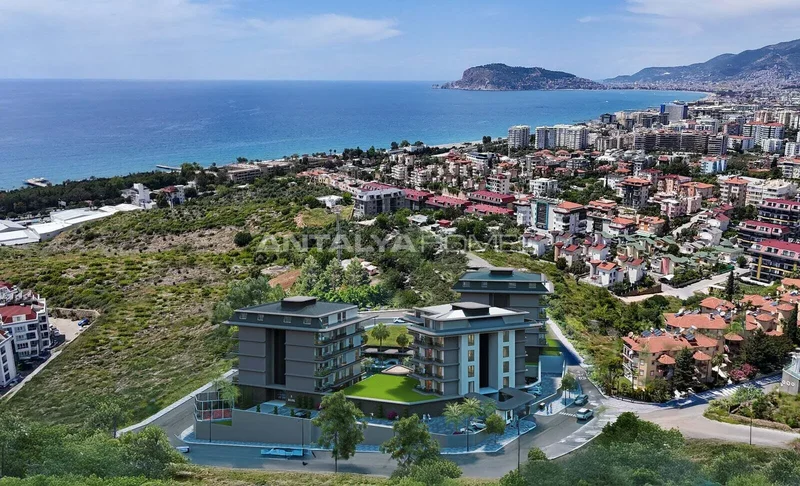 Apartments within Walking Distance of the Sea in Alanya Kestel