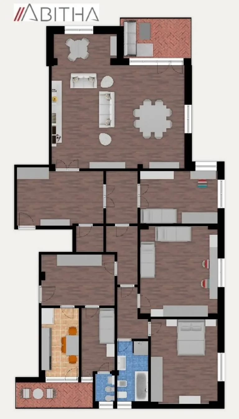 Apartment for Sale in Rome in the Gregorio VII Area Via Aurelia Antica