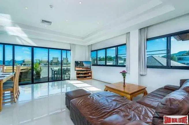 Three Bedroom Sea View Penthouse Condo with Pool in Surin