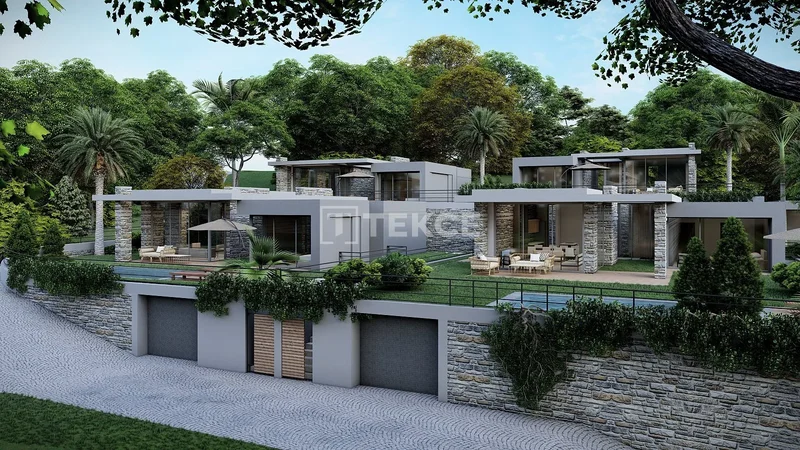 Spacious Detached Villas with Pools and Gardens in Bodrum