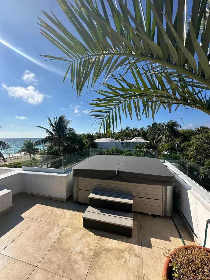 PARADISE FOUND! Stunning beachside 3-bedroom masterpiece in Playacar, Playa del Carmen!