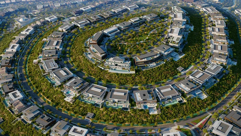 The Island Mansions of Nawayef | UAE’s Exclusive Hilltop Address for Royalty | 60-metre rolling hill