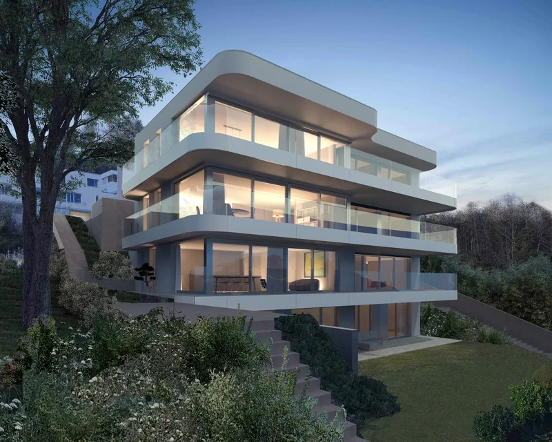 Urban, luxurious living with a view and garden