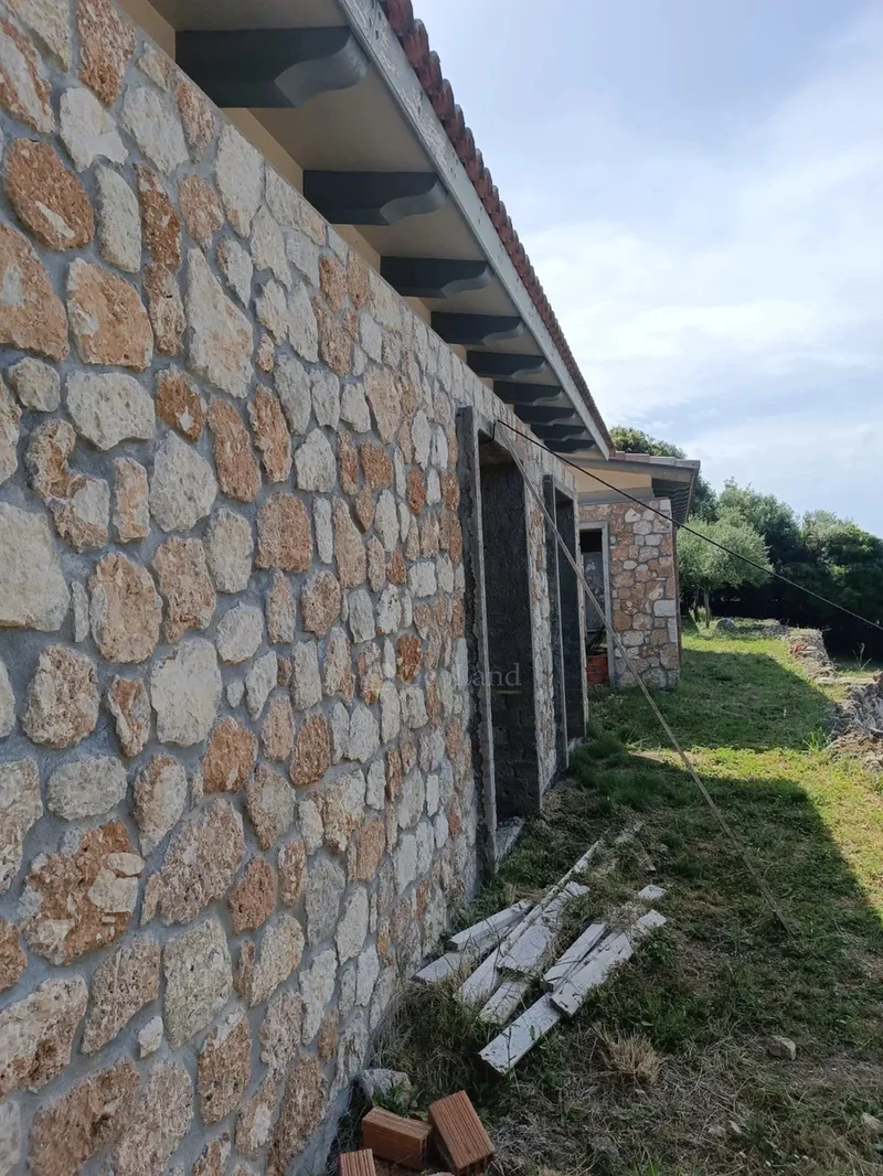 Unfinished 1st Line Stone Villa on the Sea, Sivota Lefkada, Lefkada
