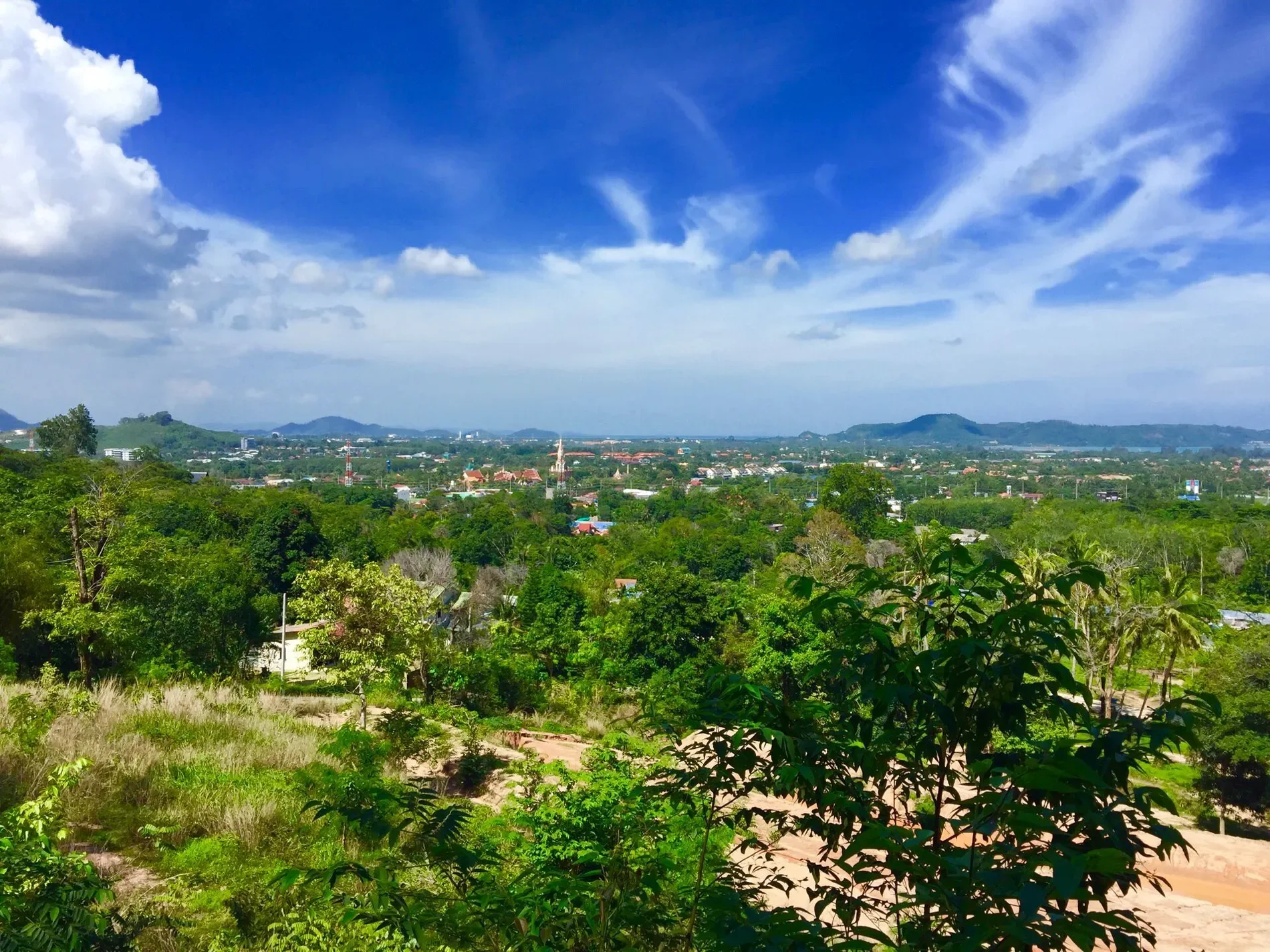 Over seven rai of development land with Sea Views