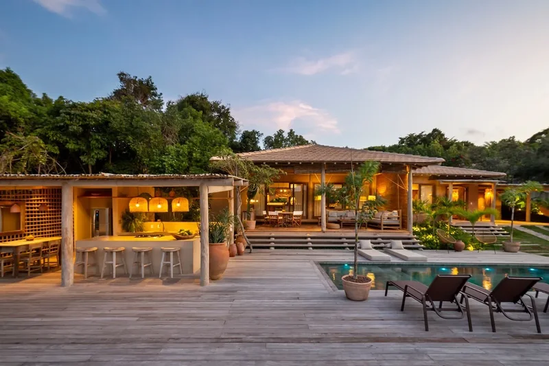 Elegant 5-Bedroom Villa with Valley Views in Trancoso, Brazil