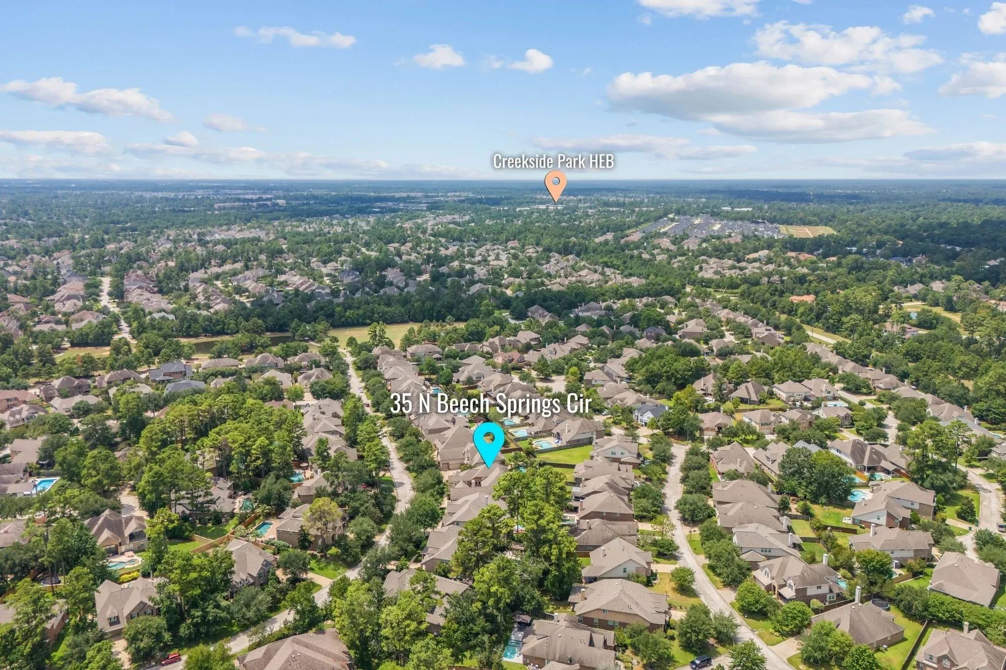 35 N Beech Springs Drive, The Woodlands, TX 77389, The Woodlands, Texas, United States. - Photo 38