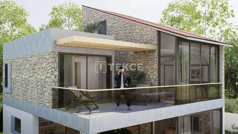 Detached Seaview Villa Near the Beach in İzmir Dikili