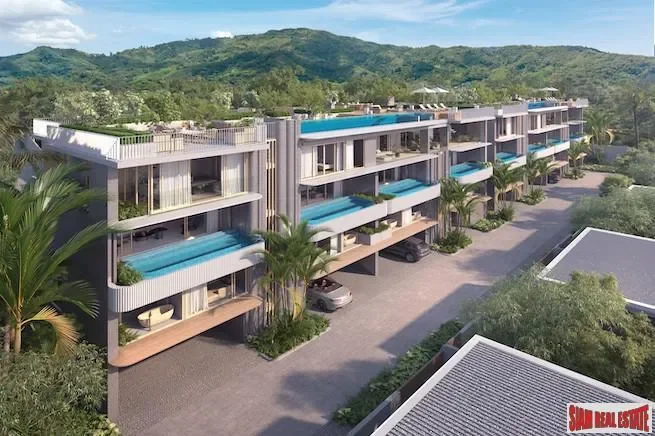 New Ultra Luxury Beachfront Triplex & Penthouses for Sale on Bang Tao Beach