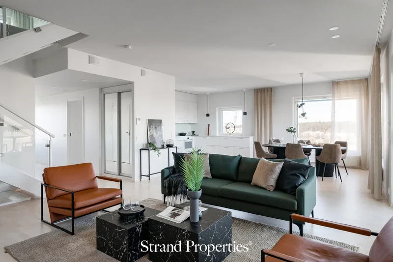 A stunning apartment in a luxurious residence within the newly built Tammela Stadium.