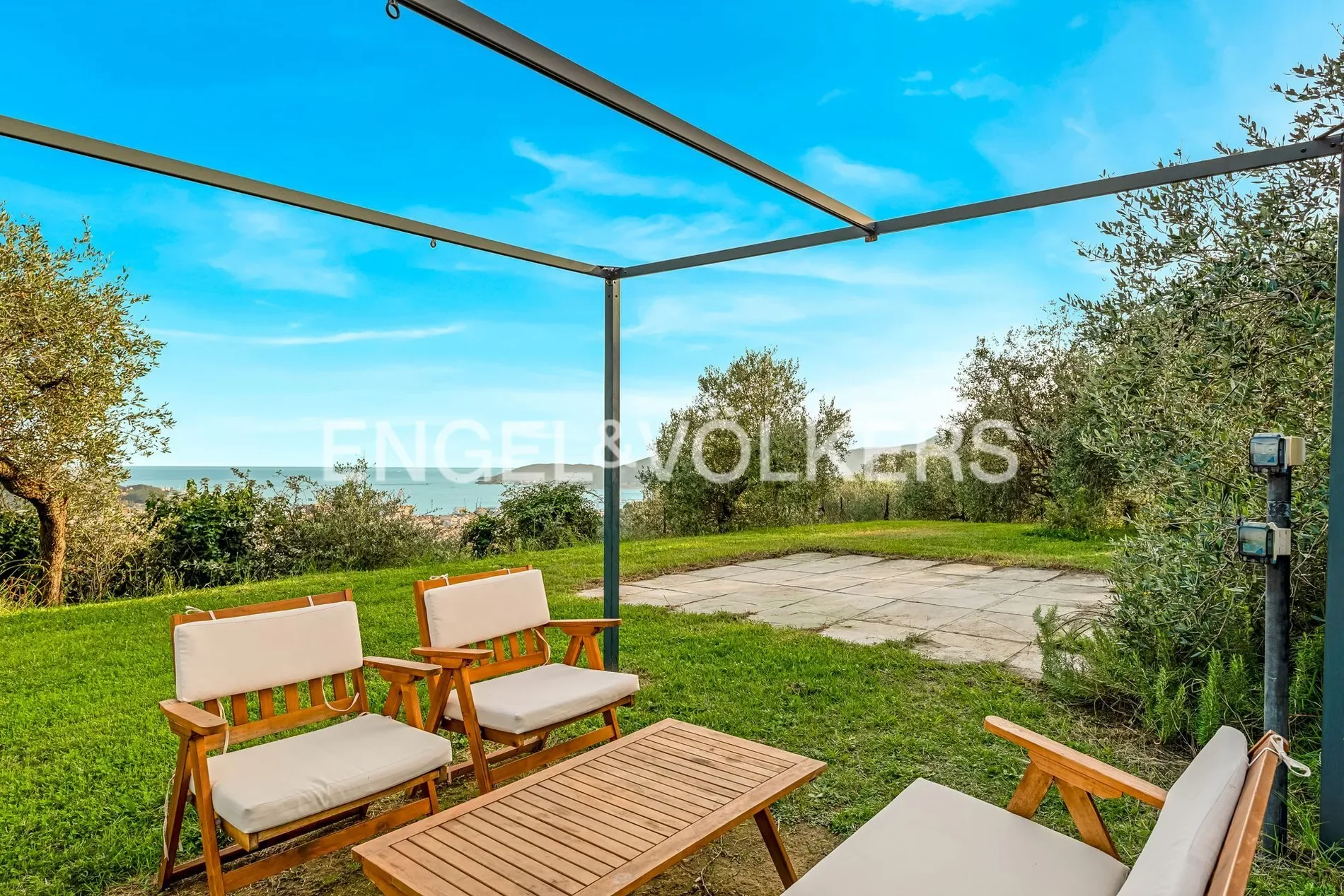 Renovated ancient mill in panoramic position on the hills of La Spezia