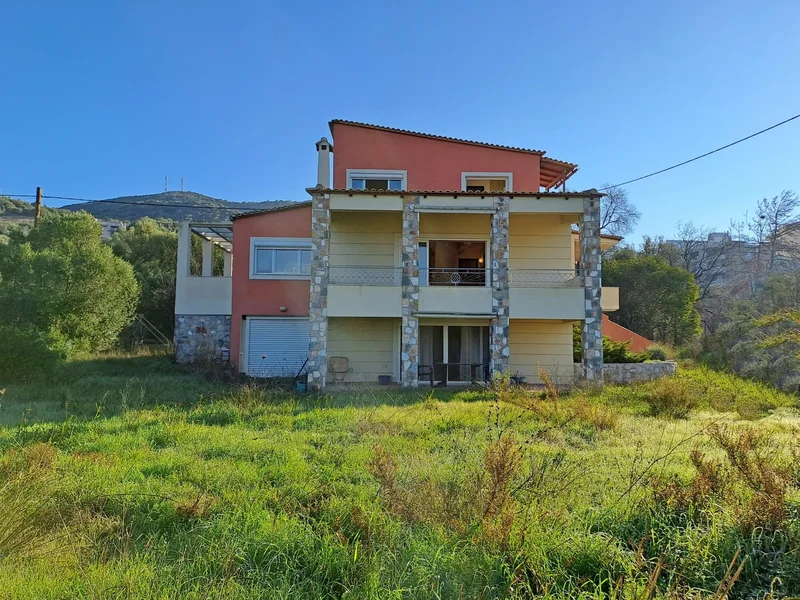 VILLA WITH SEA VIEWS IN THE FAMOUS THERMAL SPRING AREA, EDIPSOS, NORTH EVIA ISLAND
