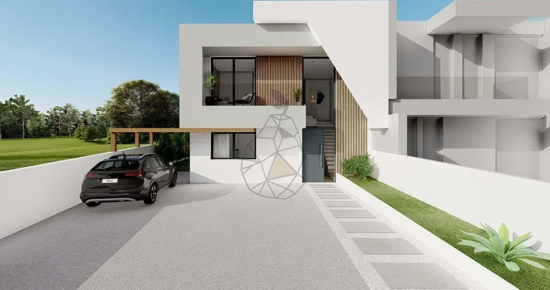 Beautiful villa under construction for sale in the Sesmarias area, in Alvor, municipality of Portimã