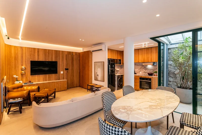 Beachfront Garden By Babi Teixeira With Exterior Area And Barbecue In Leblon