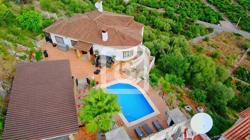 Stunning Spanish-Style Villa with Panoramic Sea Views in Oliva