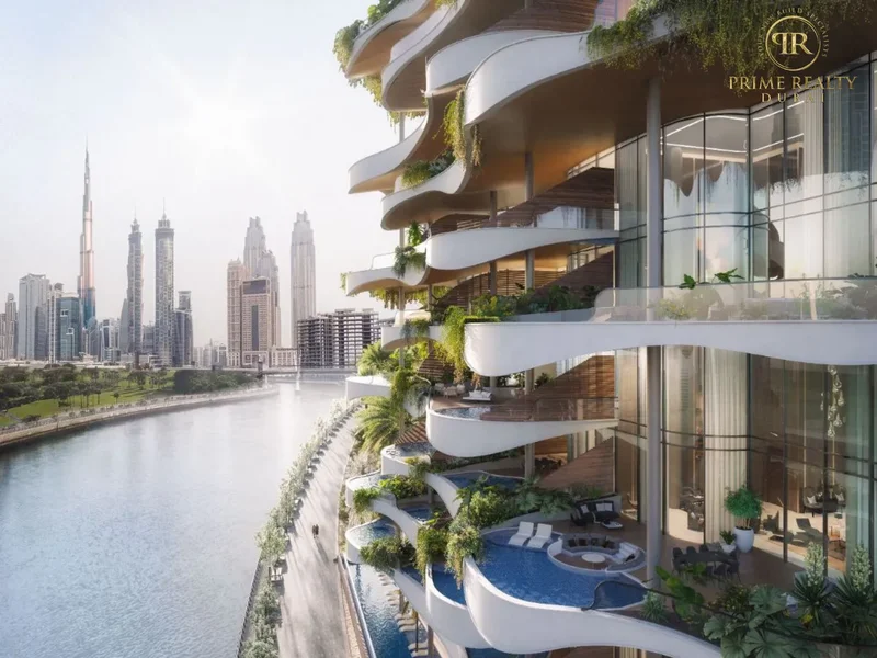  Fendi branded penthouse on the waterfront of Dubai