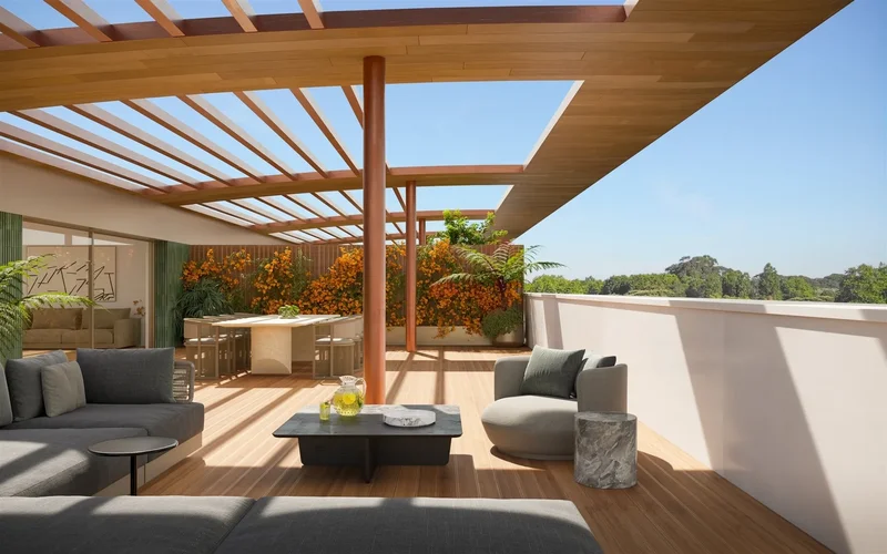 2 bedroom apartment, in the RAIZ development, PARQUE building, at Av. da Boavista, Porto