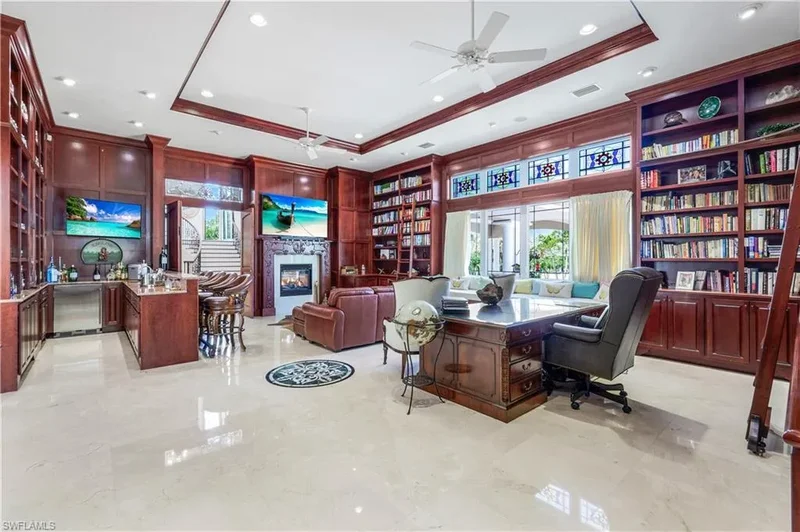 gated Mediterranean-inspired estate on Lemon Bay