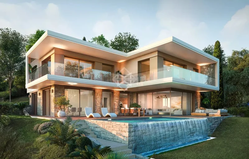 Gated estate – Contemporary villa with open views