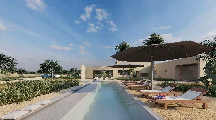 Modern Villa with Pool and Trullo Near Torre Guaceto, Puglia