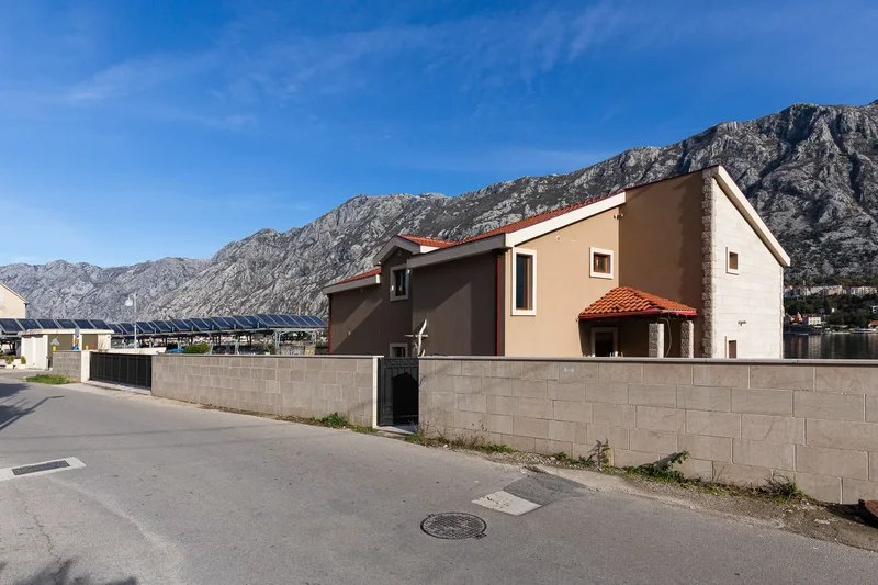 A luxurious three-story villa on the first sea line in Kotor