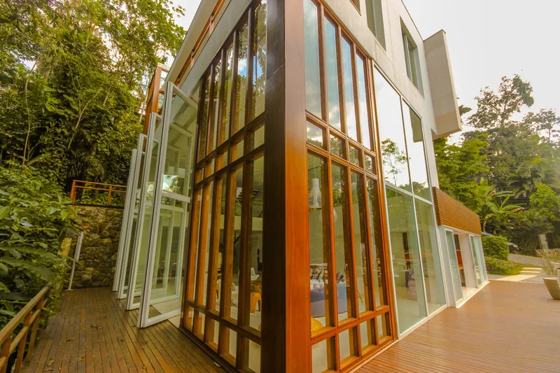 Gated Community House Surrounded By Greenery