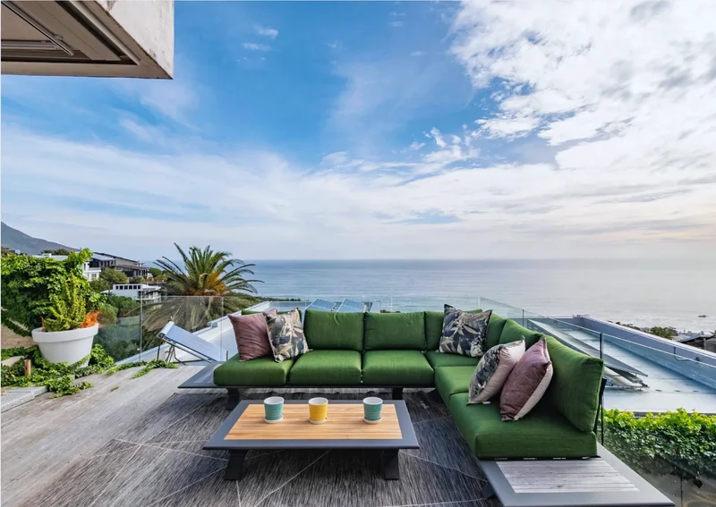 Chic 3 Bedroom Home with Two Pools & Sea Views in Camps Bay