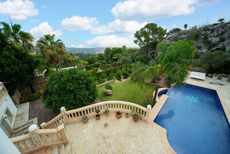 Majestätische Villa in Son Vida mit Blick über die Bucht von Palma zu verkaufen