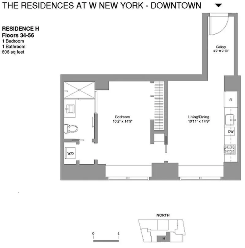 W Downtown Hotel & Residences, 123 WASHINGTON ST, New York, New York, United States. - Photo 9
