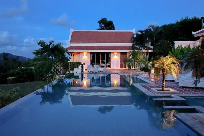 Villa Udorn Thara Timeless Thai Architecture with Panoramic Sea Views beside Elephant Sanctuary, Koh Samui, Ko Samui, 84 84320, Koh Samui, Surat Thani, Thailand. - Photo 21