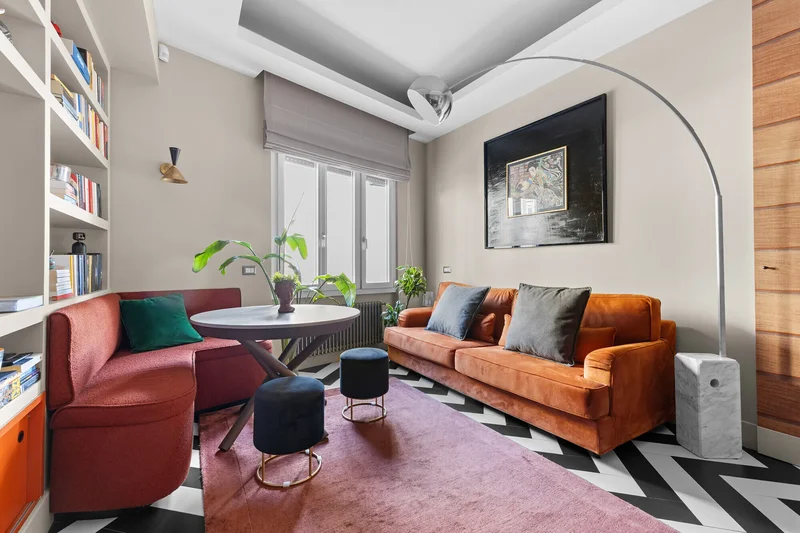 Design two-room apartment in Parioli