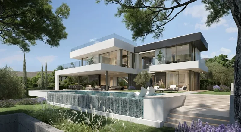Brand-New Luxury Villa Under Construction with Stunning Views