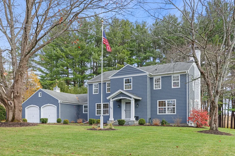 Idyllic Berkshire Setting—Stately Colonial Overlooking Mountain And Preserve