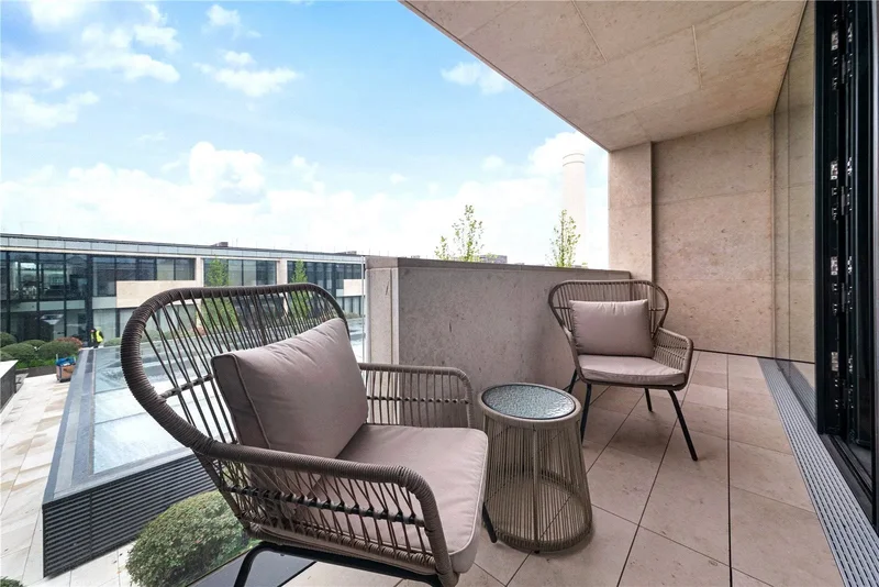 duplex penthouse on the top floors of iconic Battersea Power Station