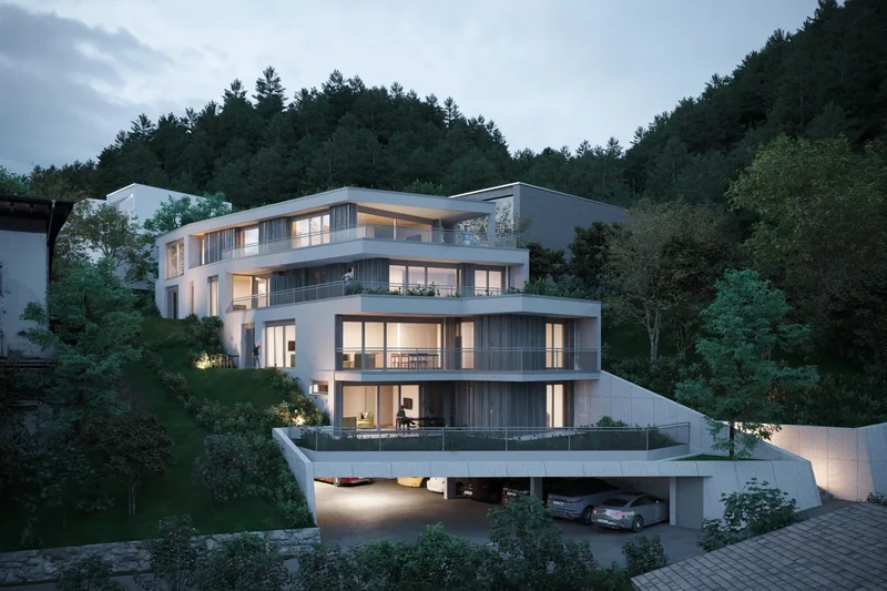 Penthouse mit Panoramablick in Mötz – Maisonette mit Dachterrasse, Garten & Freizeitwohnsitz-Widmung