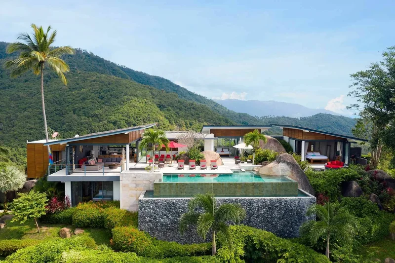 Enchanting Mountainside Villa Modern mountainside villa in a prestigious gated estate in the south, ideal for holiday use or investment., Ko Samui, 84 84140, Koh Samui, Surat Thani, Thailand. - Photo 3