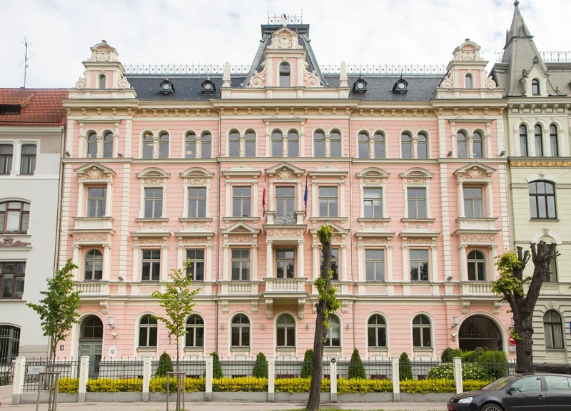 Historical Building In Center