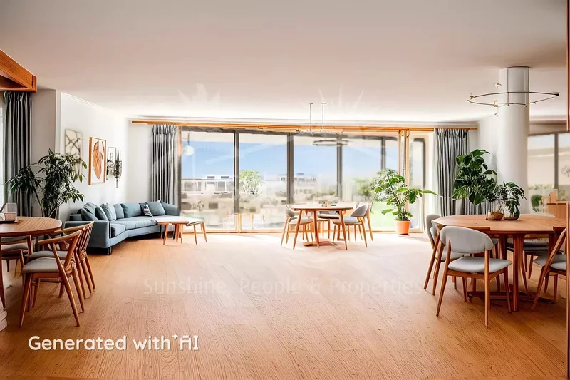 T4 apartment with garden