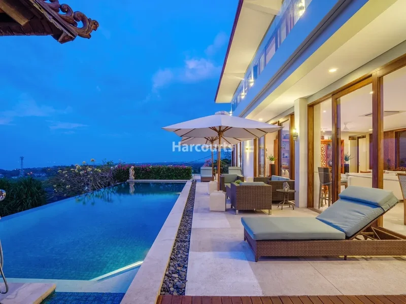Panoramic Views of the Turquoise Blue Indian Ocean