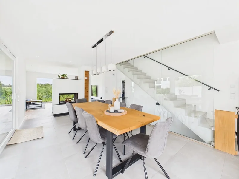 Modern living on the edge of the village
