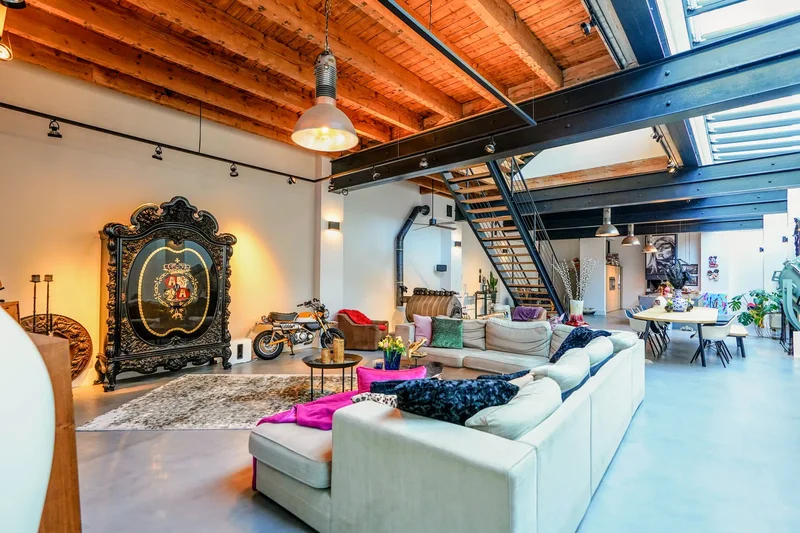 Welcome To Molenstraat 21 B, An Industrial Loft Of Luxury, Space, And Comfort!