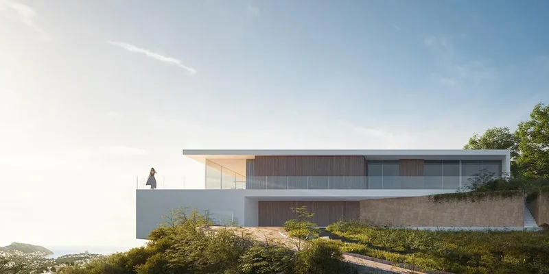 Luxury Villa In Moraira With Sea Views, In The Verde Pino Area.